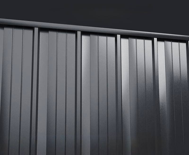 Заборы из профнастила ST 15 (фото)